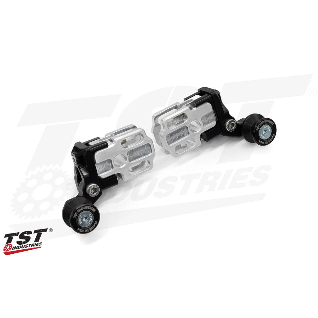 TST Spooled Captive Chain Adjusters for Kawasaki Z125 Pro 2017+