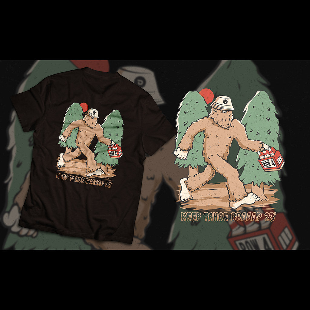 Keep Tahoe Braaap '26 — DROW x ROW4 Collab Tee