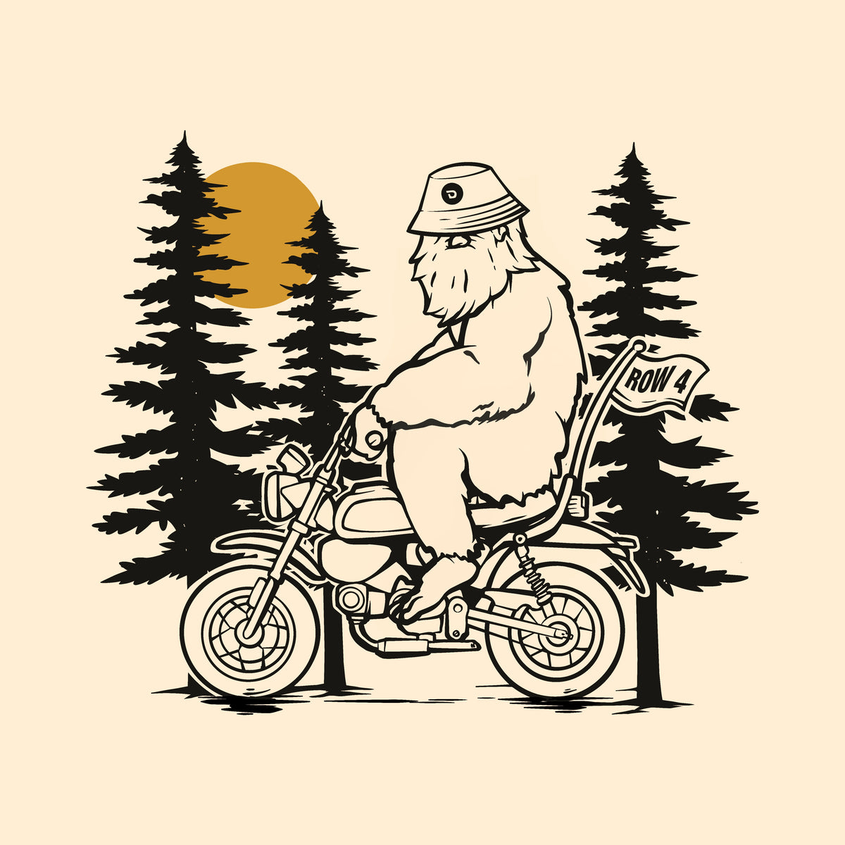 Keep Tahoe Braaap '26 — DROW x ROW4 Collab Tee