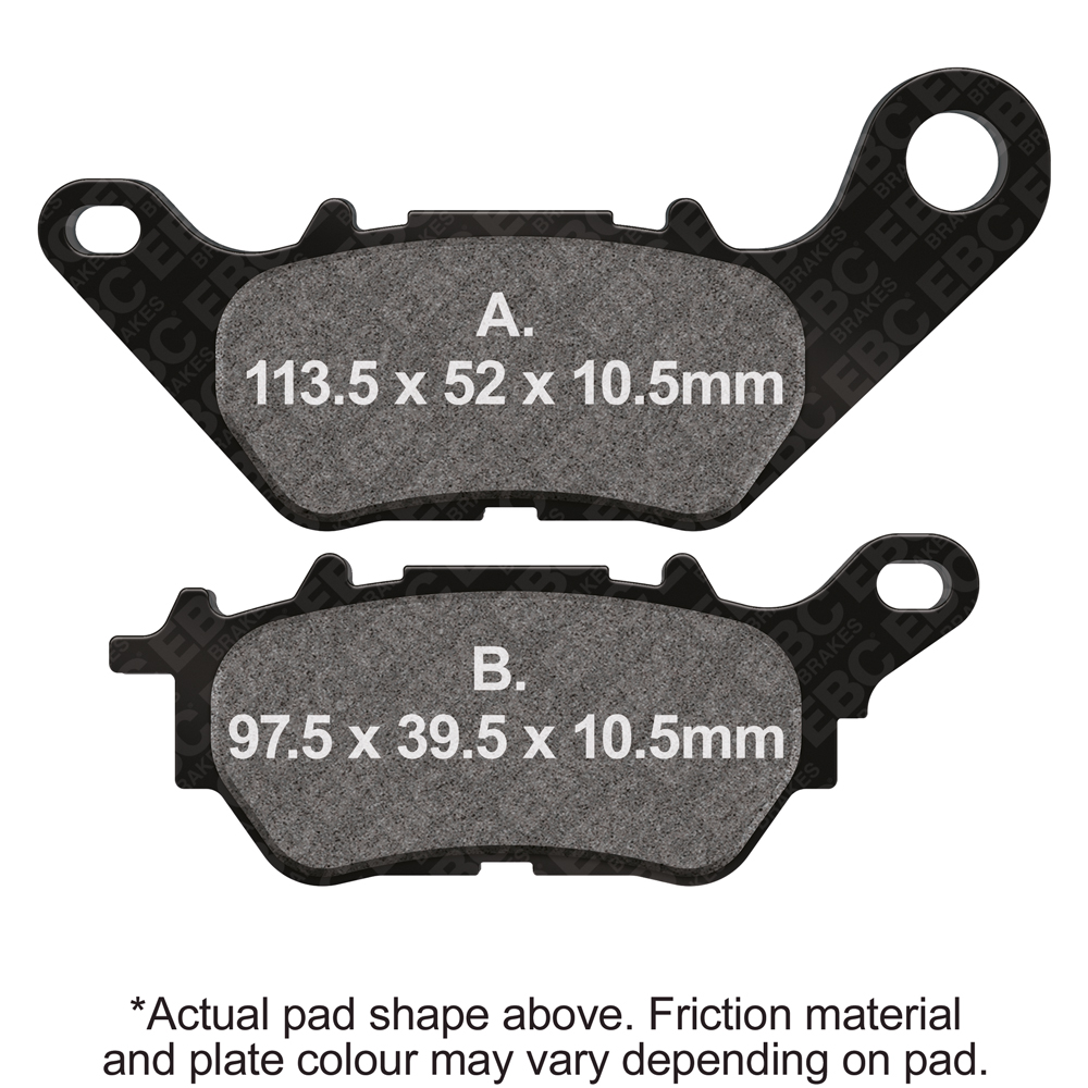 EBC FA662HH Sintered Compound Front Brake Pads Yamaha YZF R3
