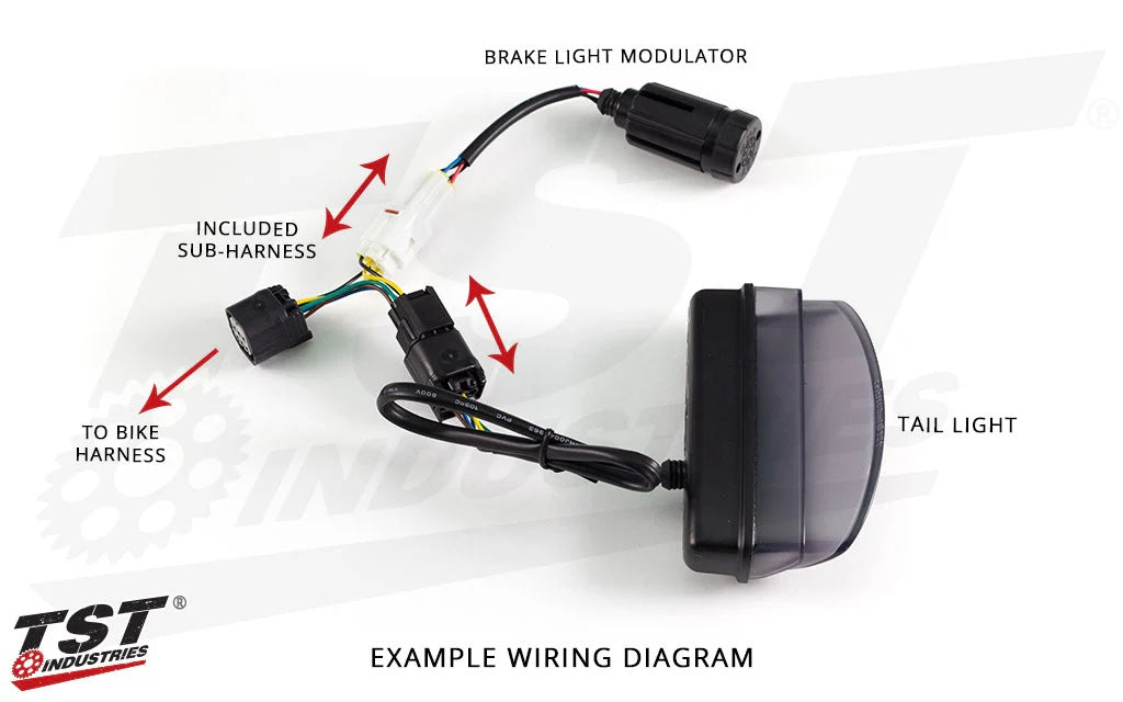 TST Brake Light Modulator For OEM Honda Grom Tail Light 2013+
