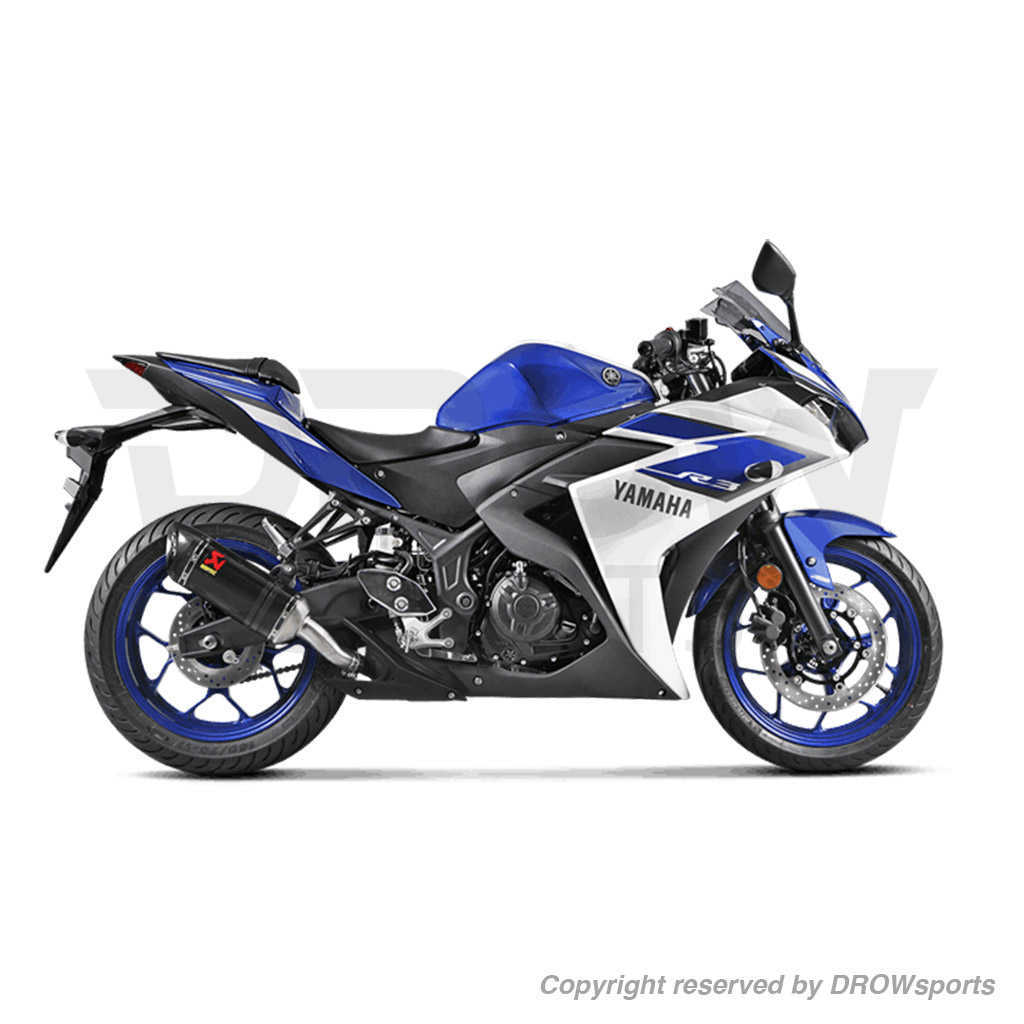 Akrapovic Carbon Slip-On Exhaust - Yamaha R3 2015