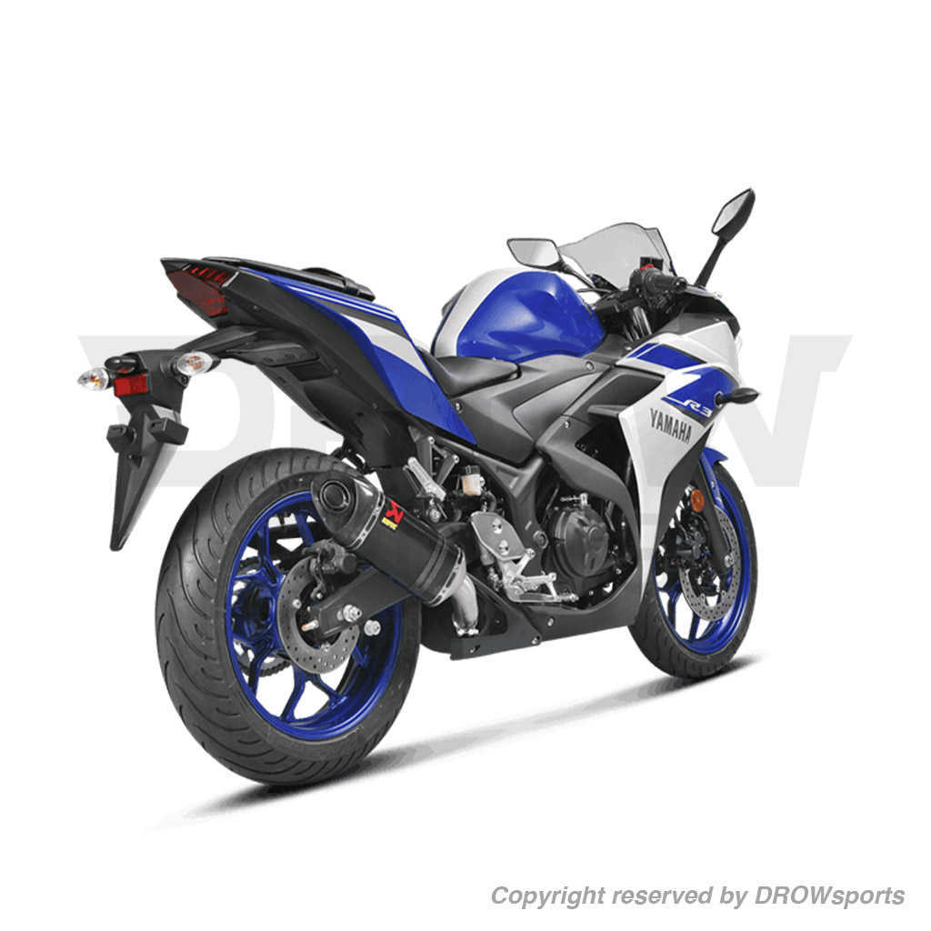 Akrapovic Carbon Slip-On Exhaust - Yamaha R3 2015