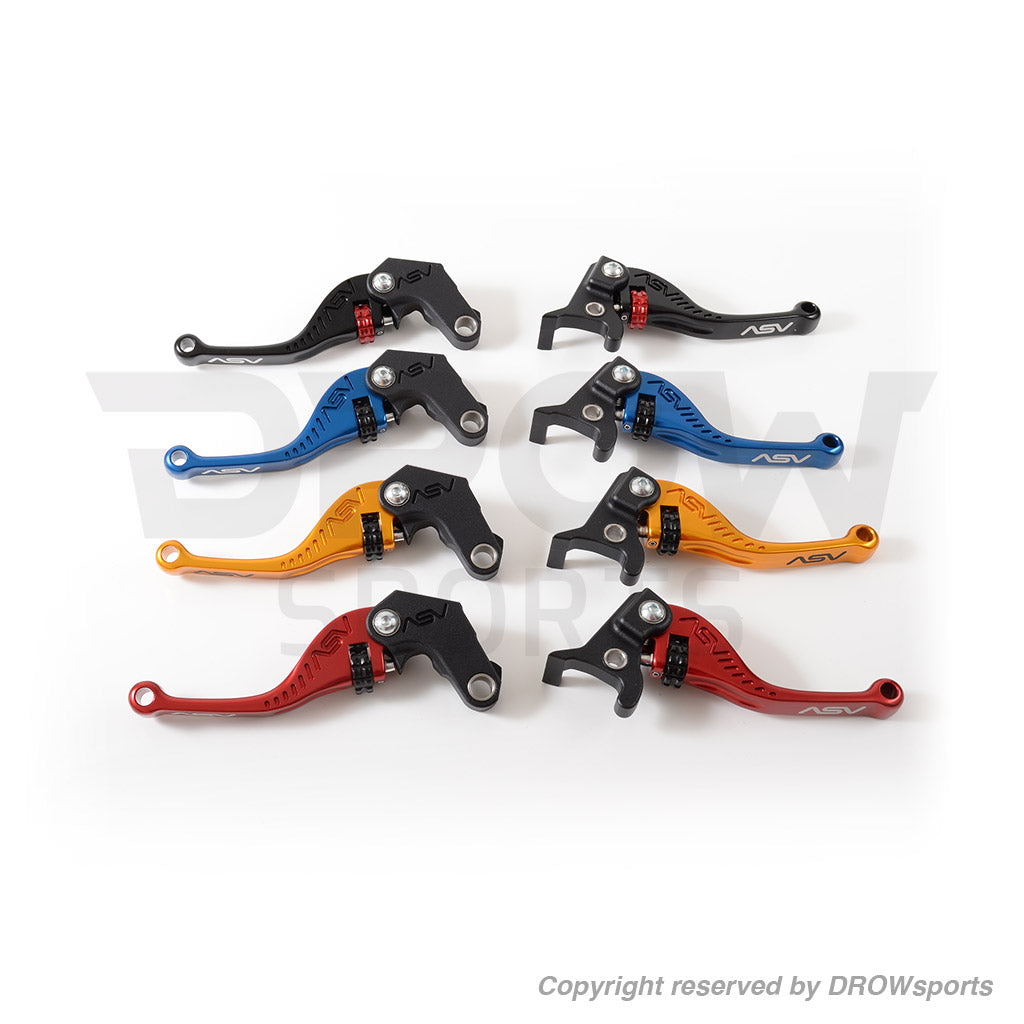 ASV F3 Sport Series Shorty Brake & Clutch Lever Set for Honda Grom/Monkey Colors