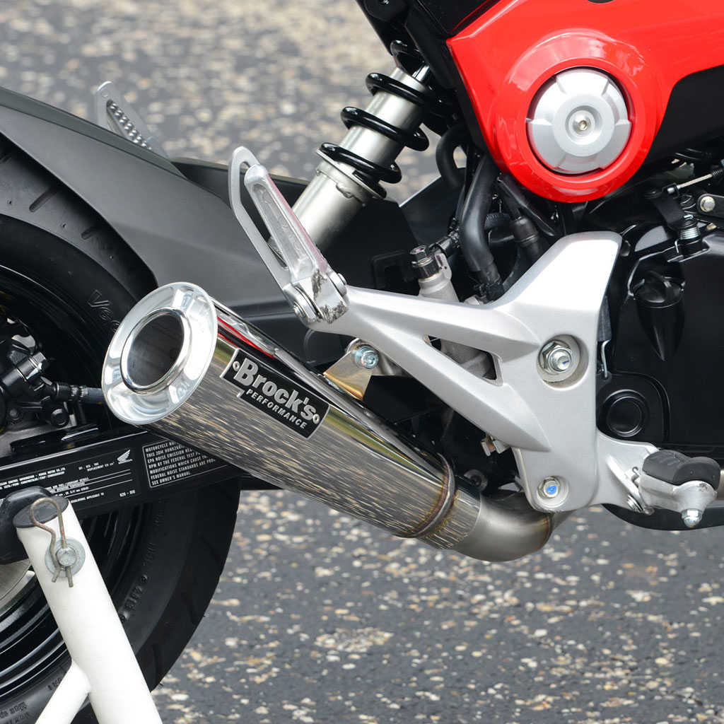 Brocks Performance ShortMeg 2 Full Exhaust System - Honda Grom 14-15
