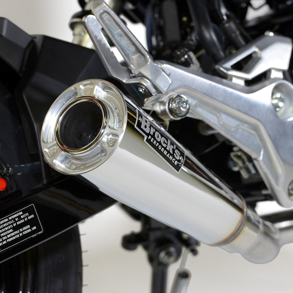 Brocks Performance MSX125 ShortMeg 2 Stainless Exhaust System