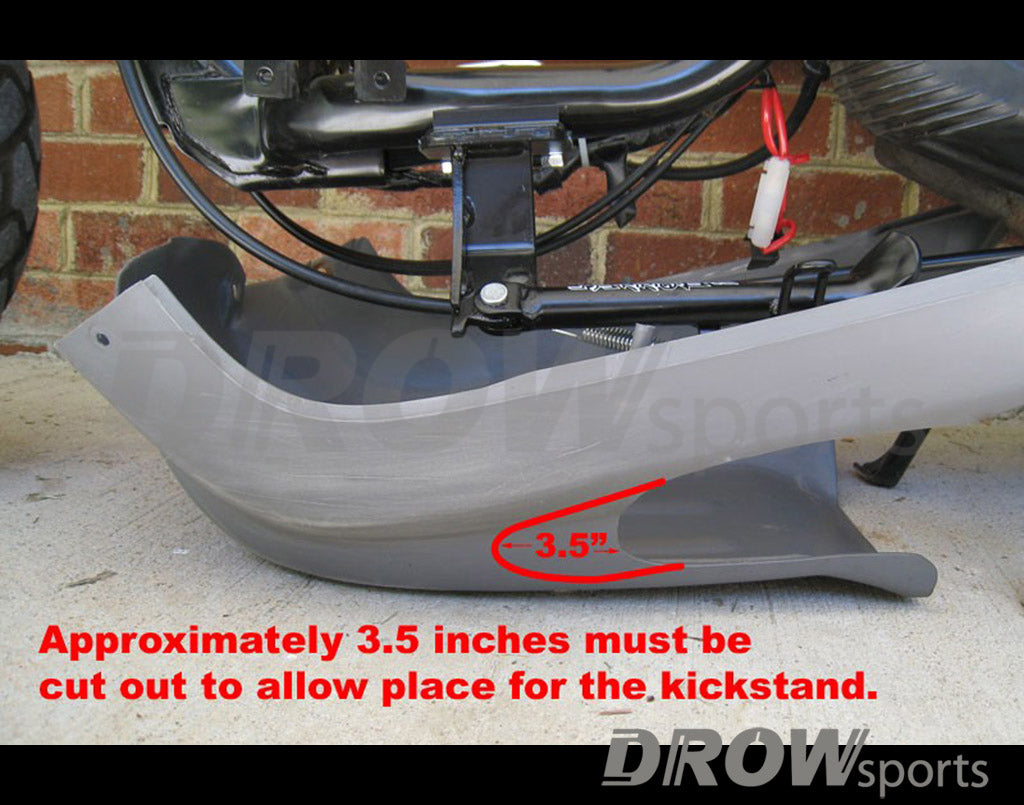Zuma 50cc Trimming 3.5" on Lower Body