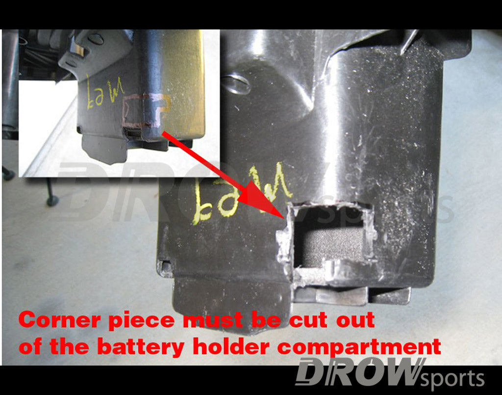 Zuma 50cc Notch on Corner Battery Holder