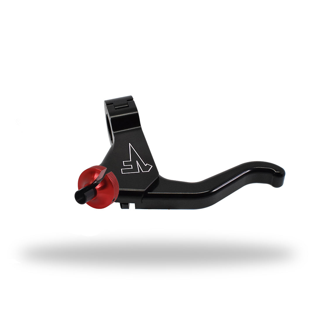 1FNGR Easy Pull Clutch Lever-Red-Short V3