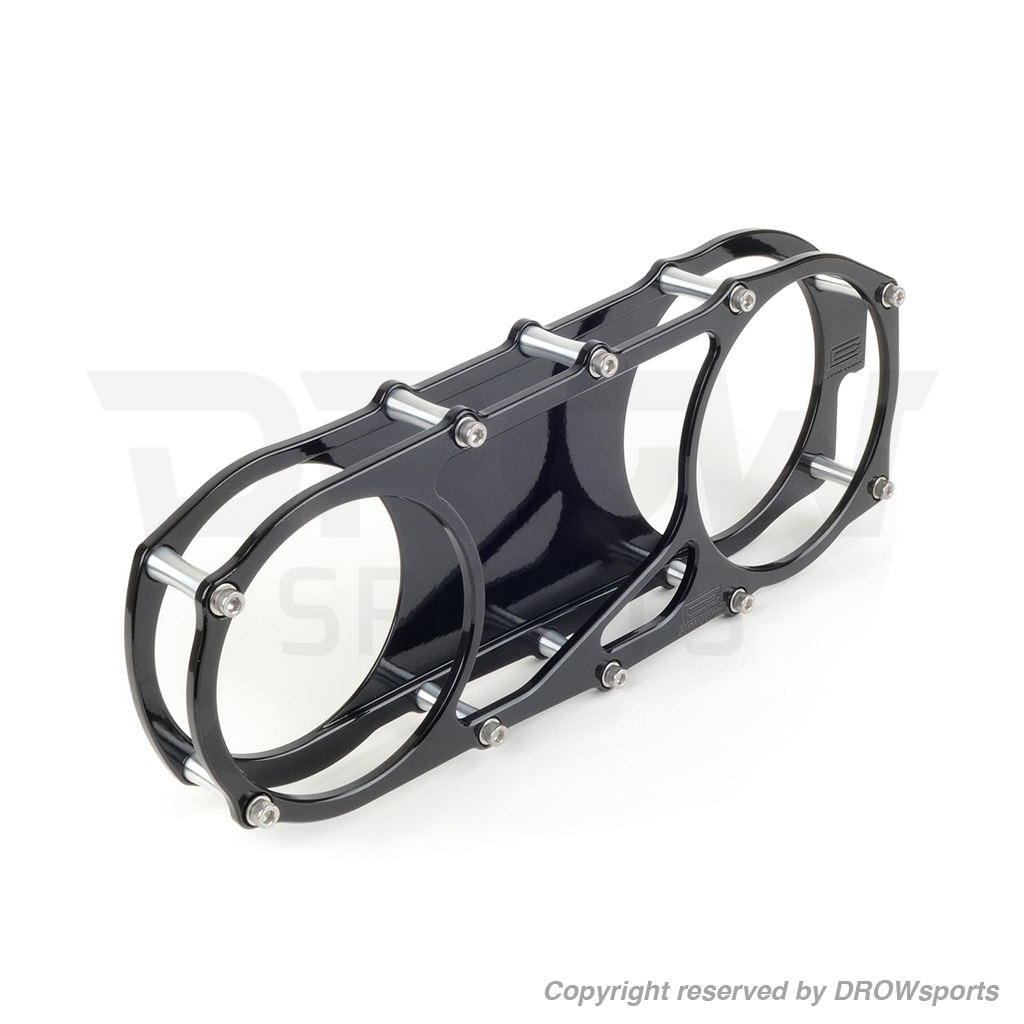 Composimo GY6 Billet GLos Black Powdercoat Aluminum Open CVT Cover