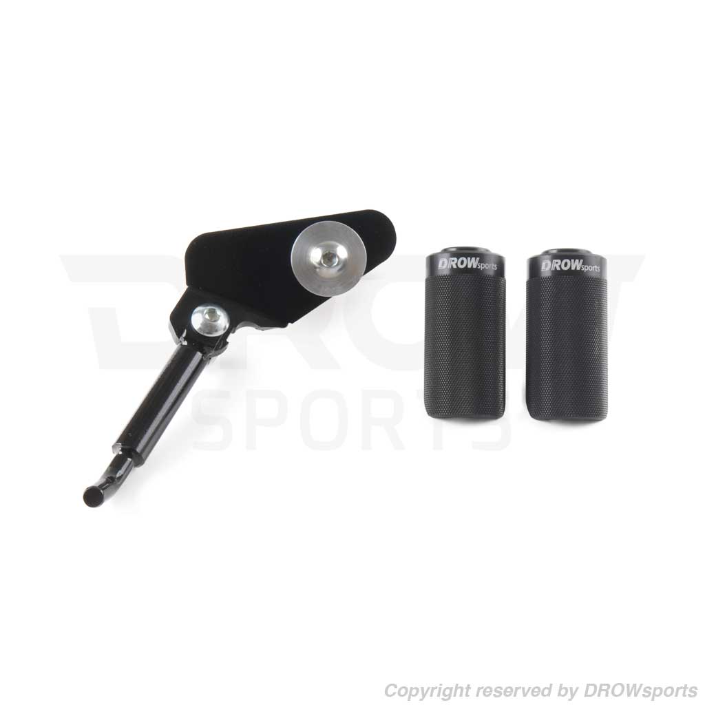 DROWsports Foot Pegs + Max Lean FLP Kickstand for Honda Ruckus