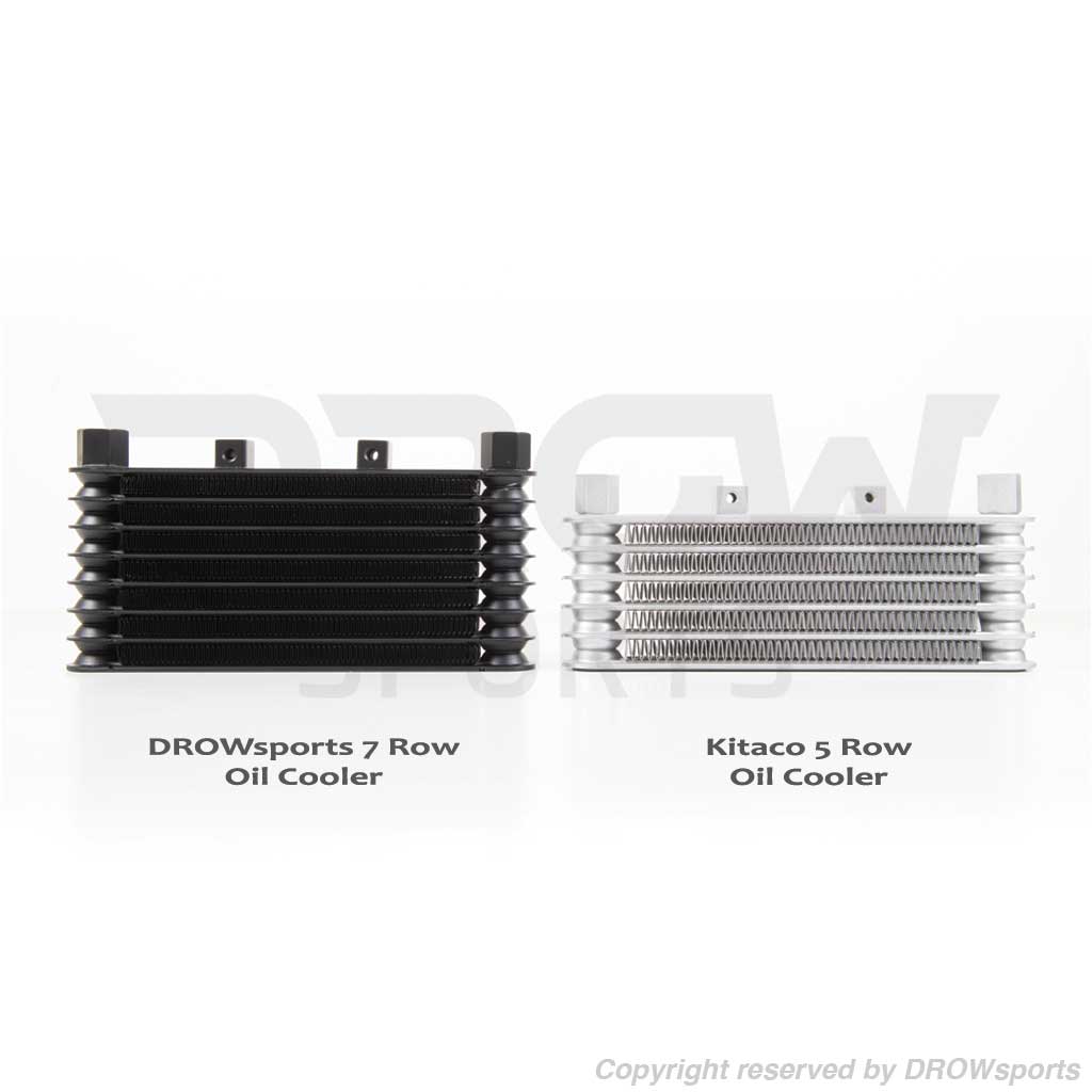 DROWsports Honda Grom "The Juggernaut" Oil Cooler Compared to Kitaco 5 Row