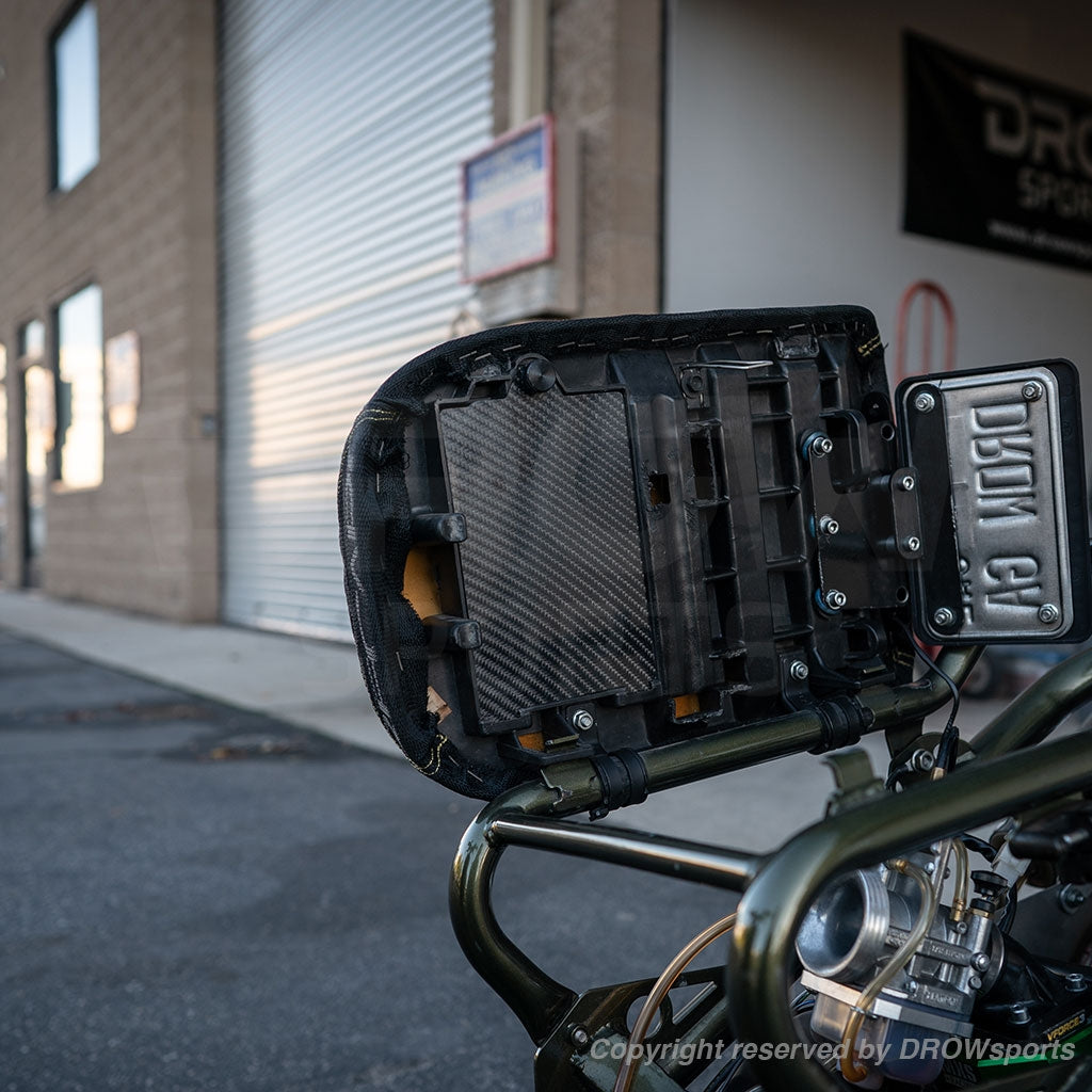 DROWsports Honda Ruckus Carbon Fiber Lid "Owners Manual" Installed