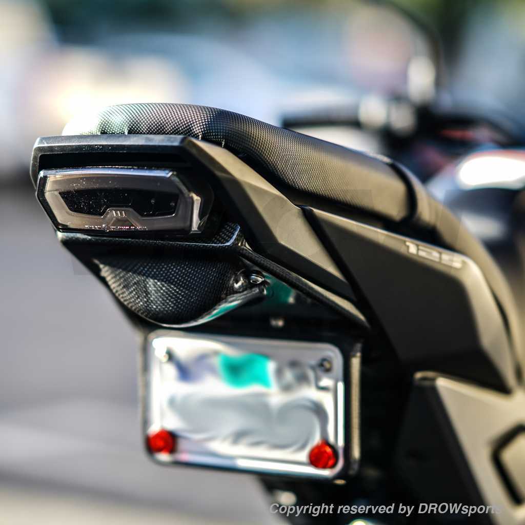 Carbon Fiber Fender Eliminator Honda Grom / MSX125 DROWsports