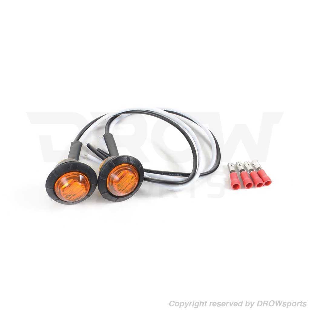 Super Mini DOT Flush Mounts Amber
