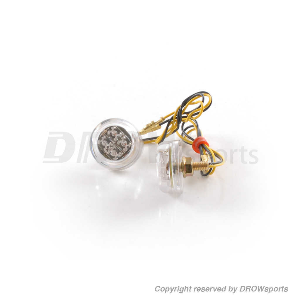 DROWsports LED Turn Signal Lights Clear