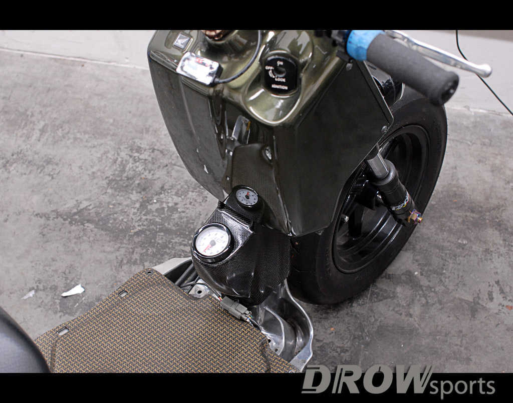 DROWsports Honda Ruckus Carbon Fiber Gauge Pod