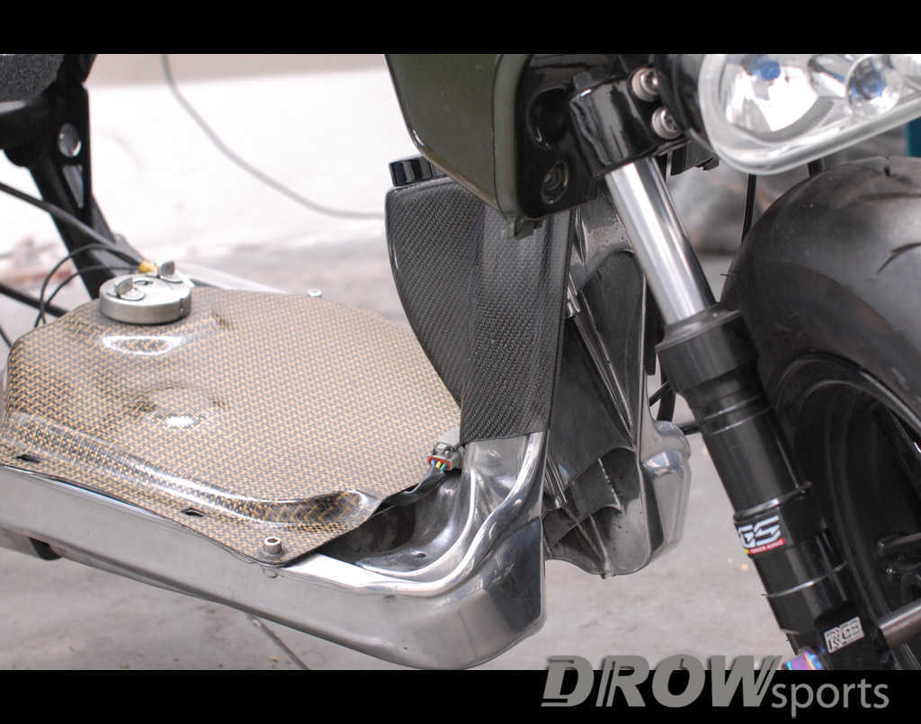 DROWsports Honda Ruckus Carbon Fiber Gauge Pod