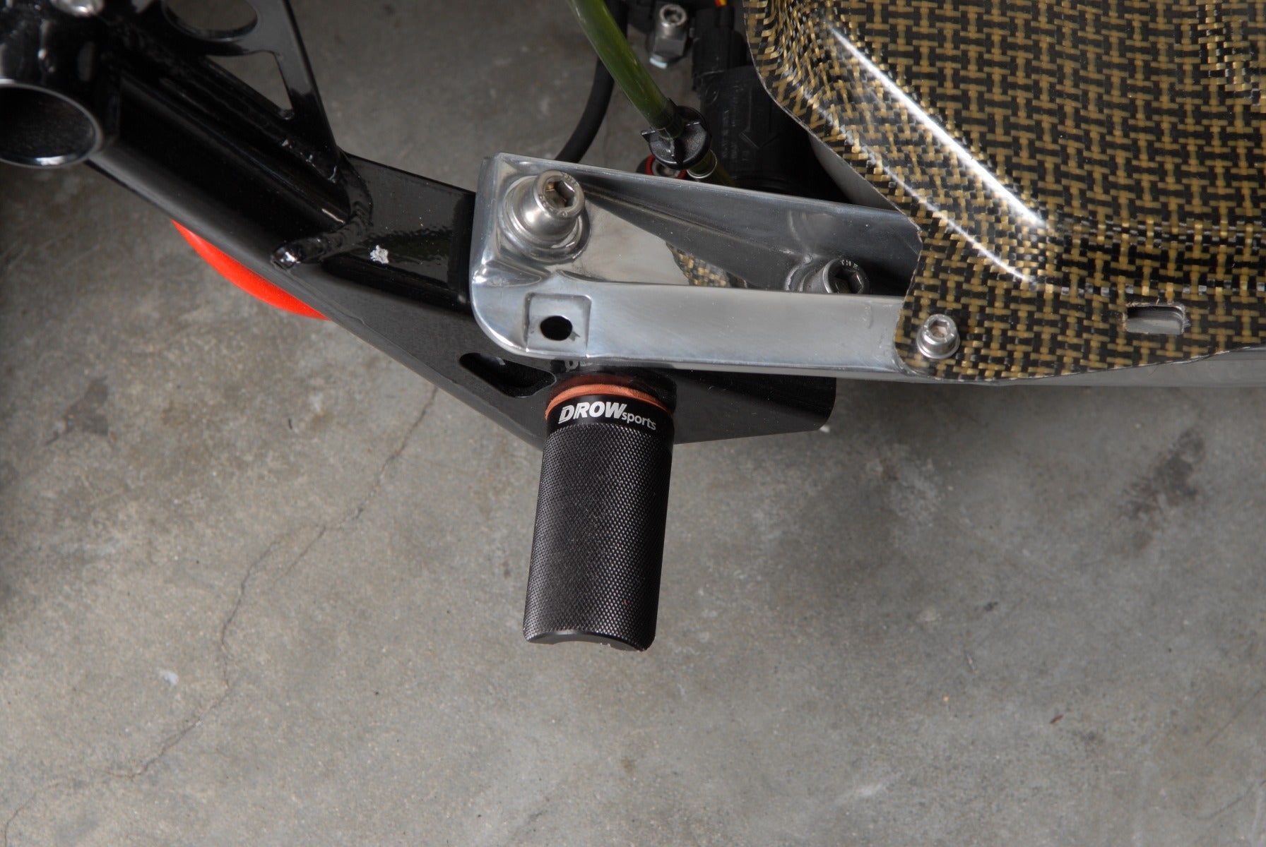 DROWsports Billet Footpeg Honda Ruckus