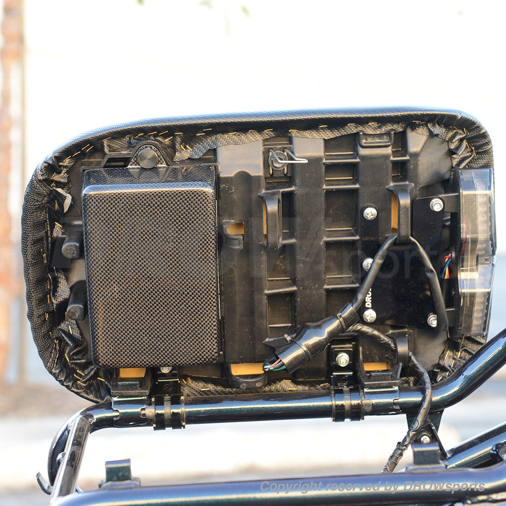 DROWsports Honda Ruckus Carbon Fiber Glove Box