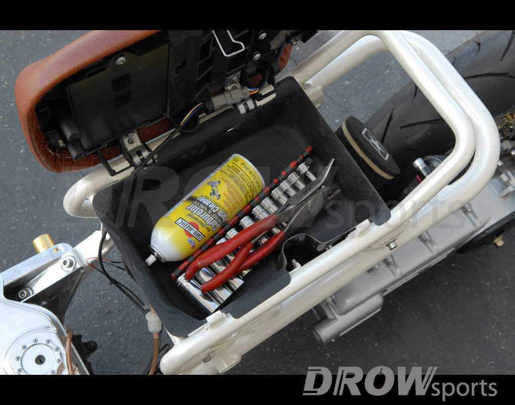 DROWsports Honda Ruckus LowPro Carbon Fiber Ruckus Storage Bin