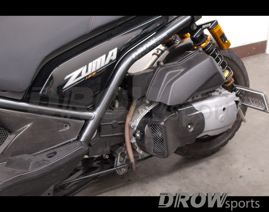 DROWsports Yamaha Zuma 125 Carbon Fiber CVT Ram Air Intake Scoop
