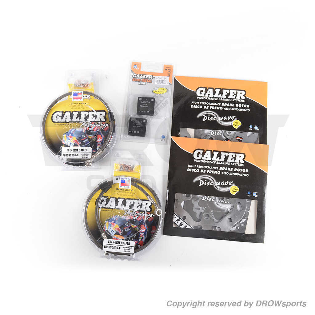 Galfer Brake Upgrade Package for Kawasaki Z125 Pro