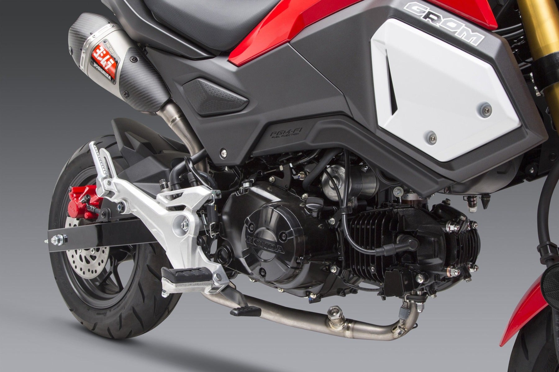 Yoshimura Honda Grom Race RS-9T High-Mount Titanium Full Exhaust with Titanium Muffler ('14+)