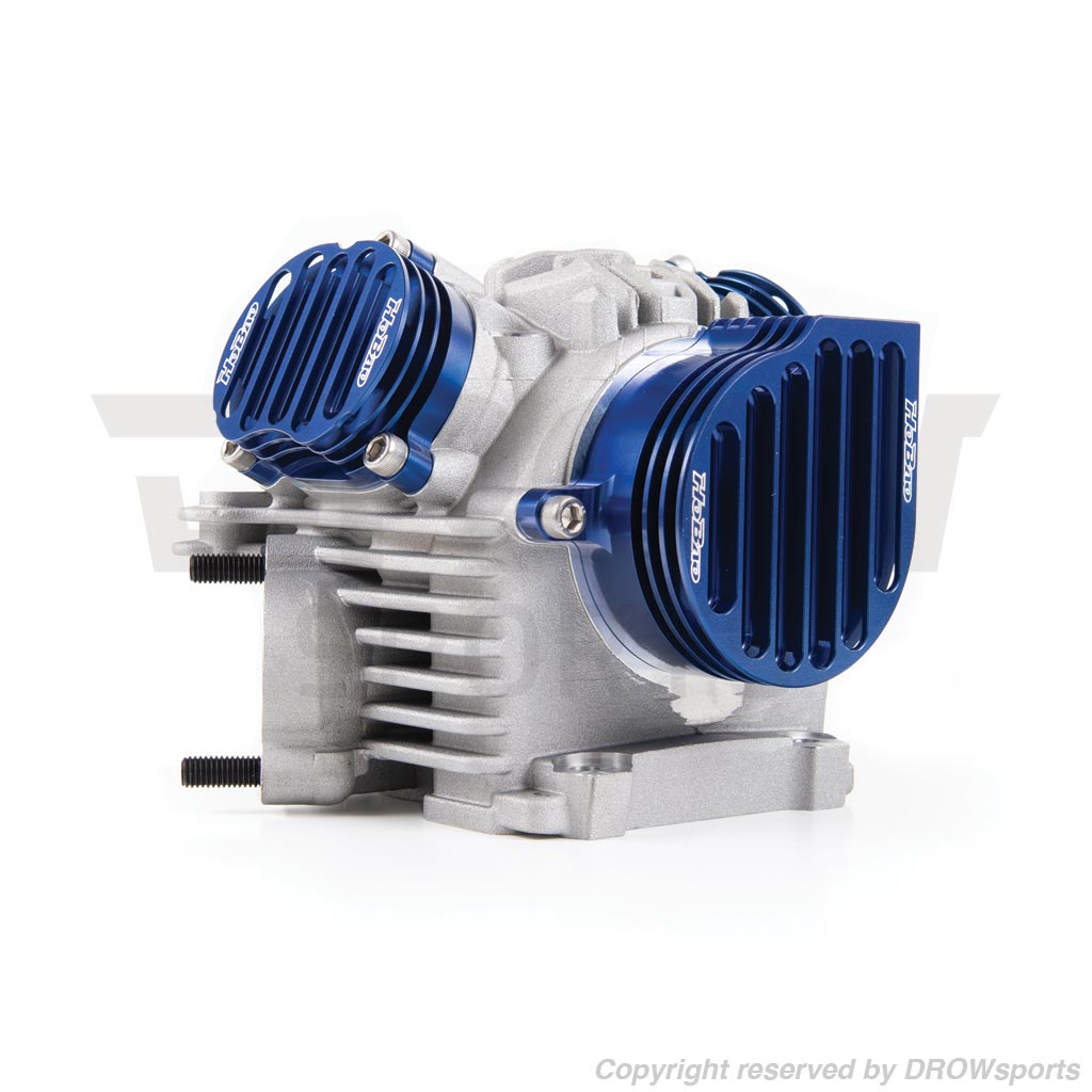 HoBao Zuma 125 164cc Cylinder Head Big Bore Blue Covers