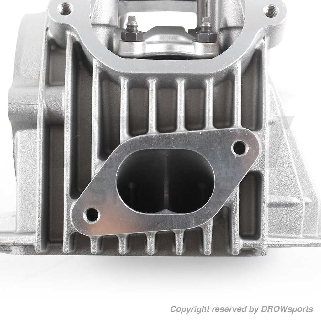 KOSO Grom 125 4 Valve Head design with a square intake port