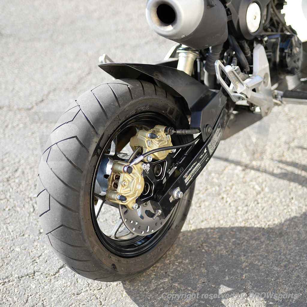 PSD Dual Caliper Setup, Honda Grom Stunt Parts