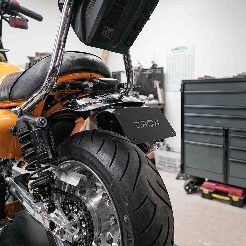 DROWsports Honda Monkey 125 Fender Eliminator License Plate Bracket