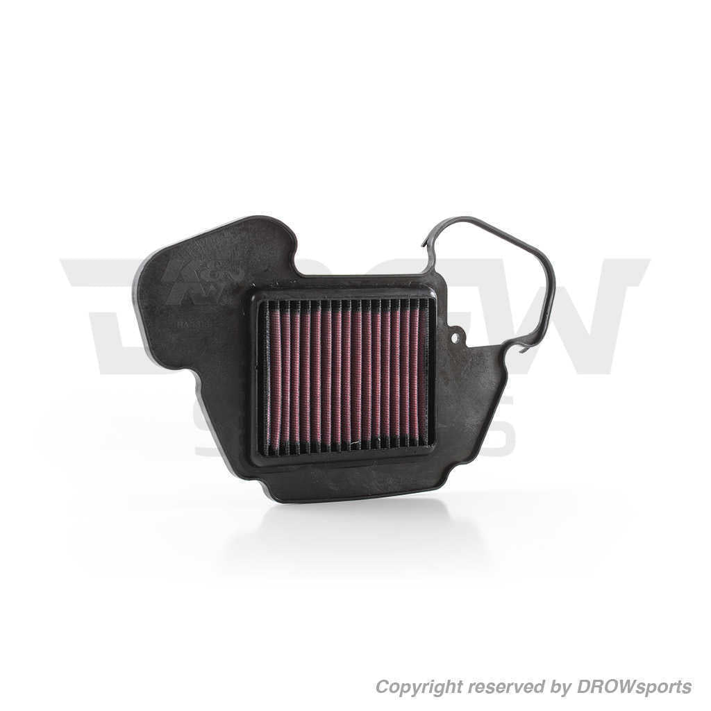 Filtre à Air K&N Remplacement Honda MSX125 2013-2014 - Lavable, Hautes Performances, Modèle HA-1313