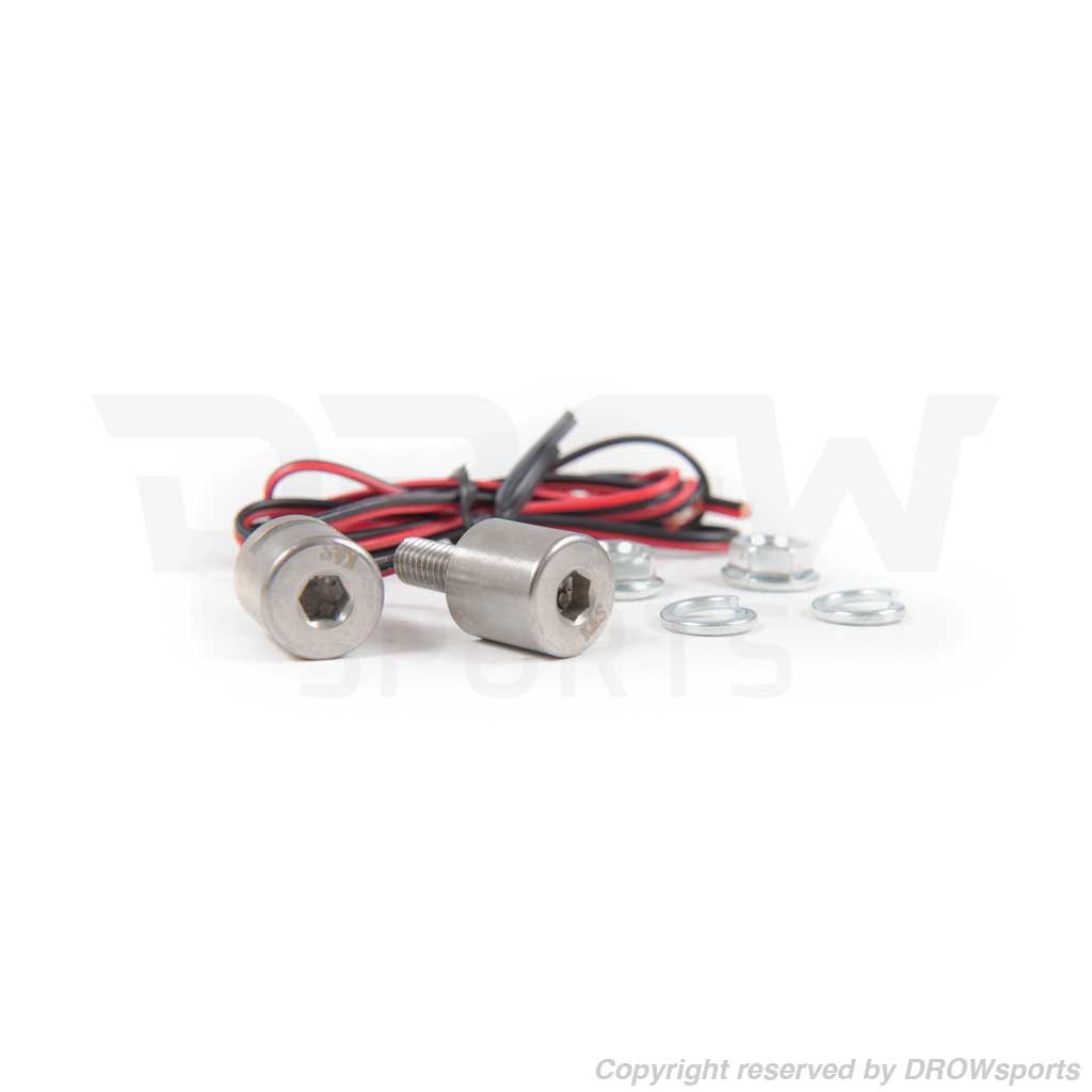 K&S Technologies LED License Plate Light - Silver