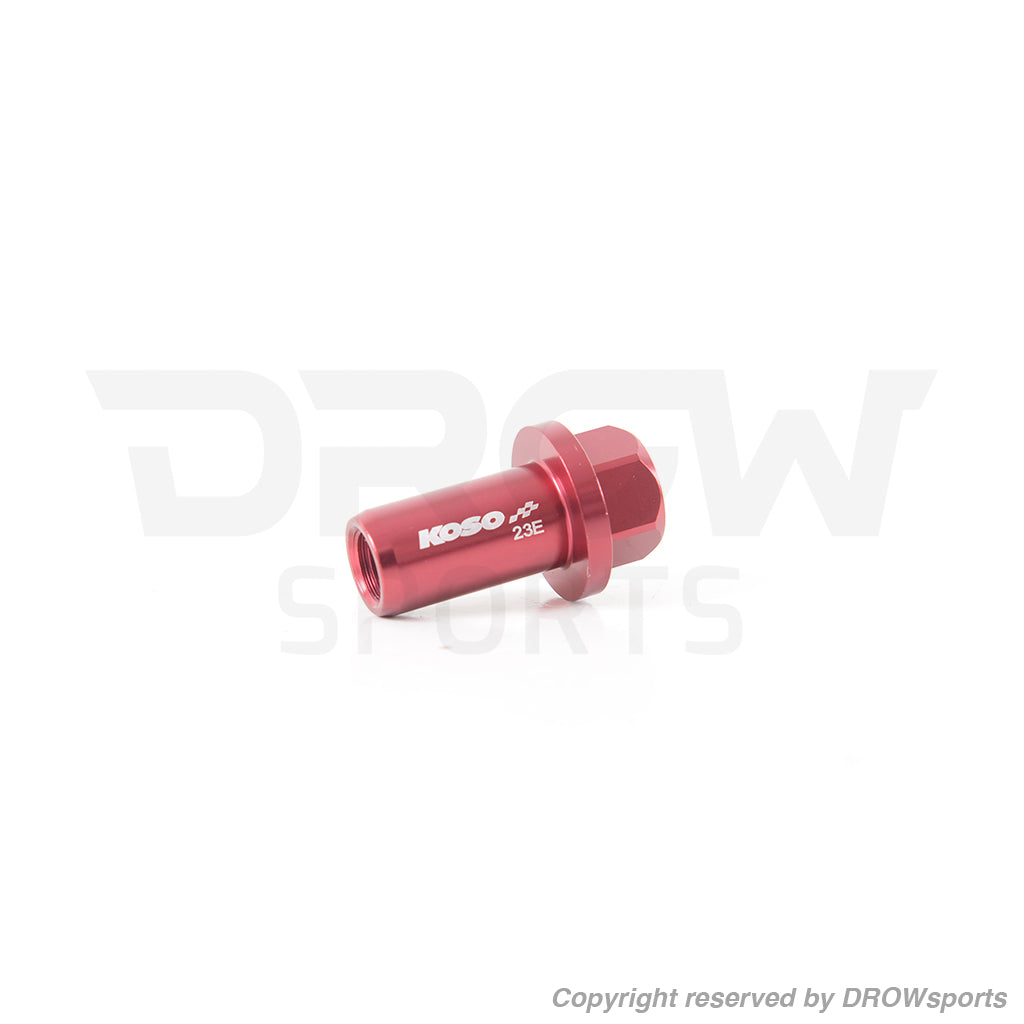Koso 4V Red Aluminum Head Stud Nut - Grom (ea.)