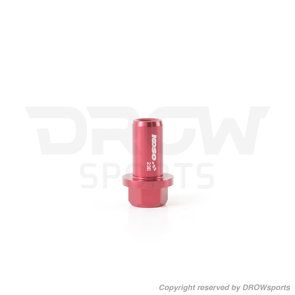 Koso 4V Red Aluminum Head Stud Nut - Grom (ea.)