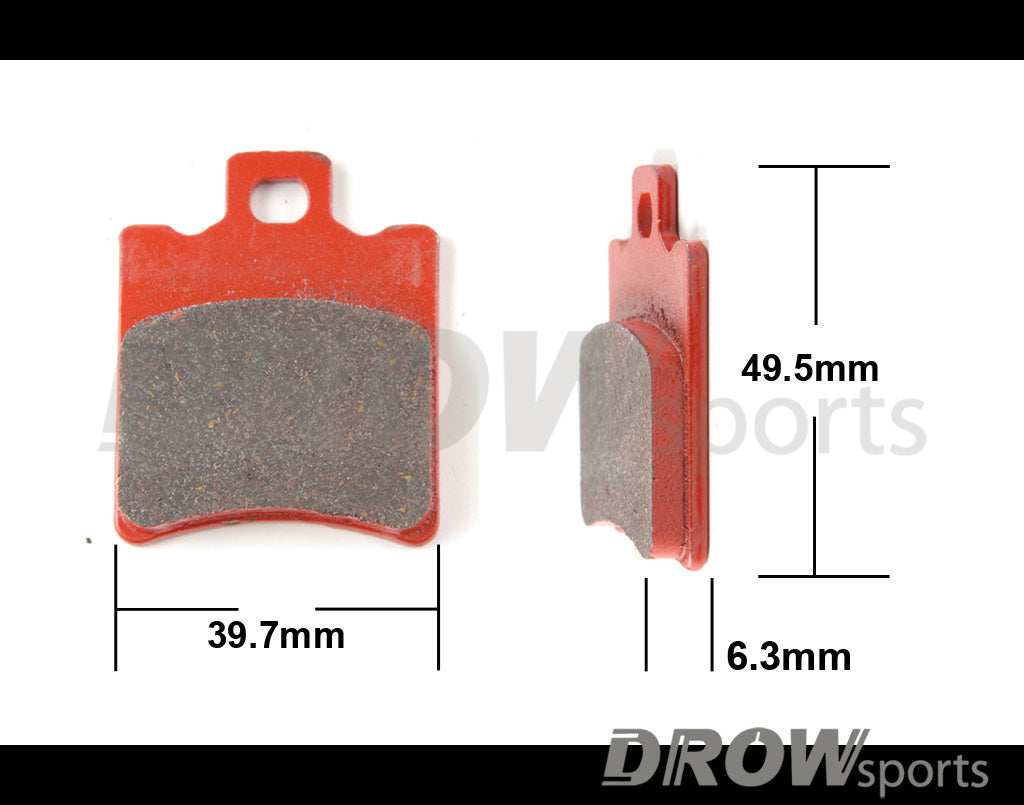 Malossi MHR Brake Pads Yamaha Zuma (Pre-Bug)