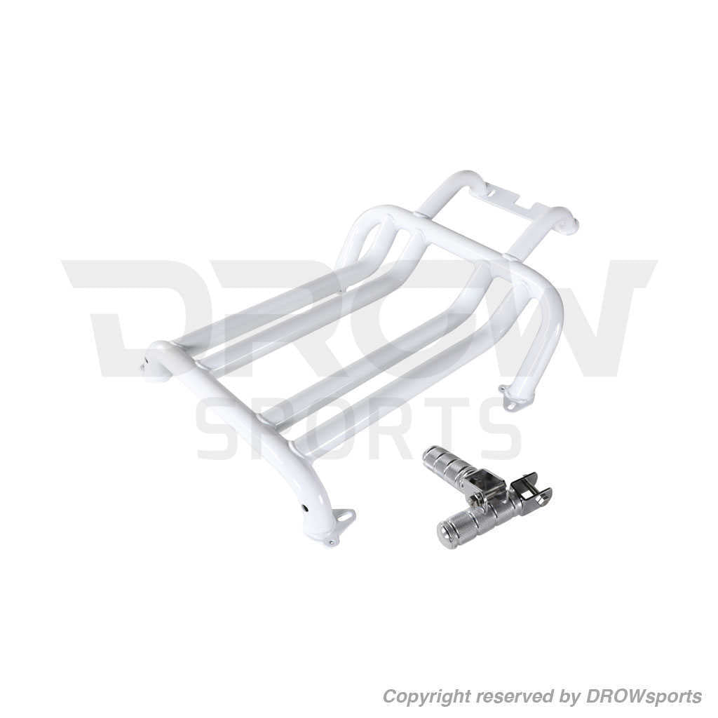 NCY Honda Ruckus Chassis Brace & Footrest - Gloss White