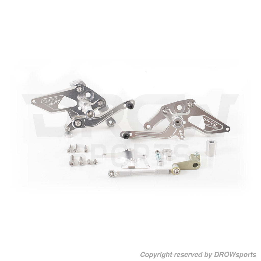 Over Racing 2019-2020 Honda Monkey 125 Rearsets - Silver