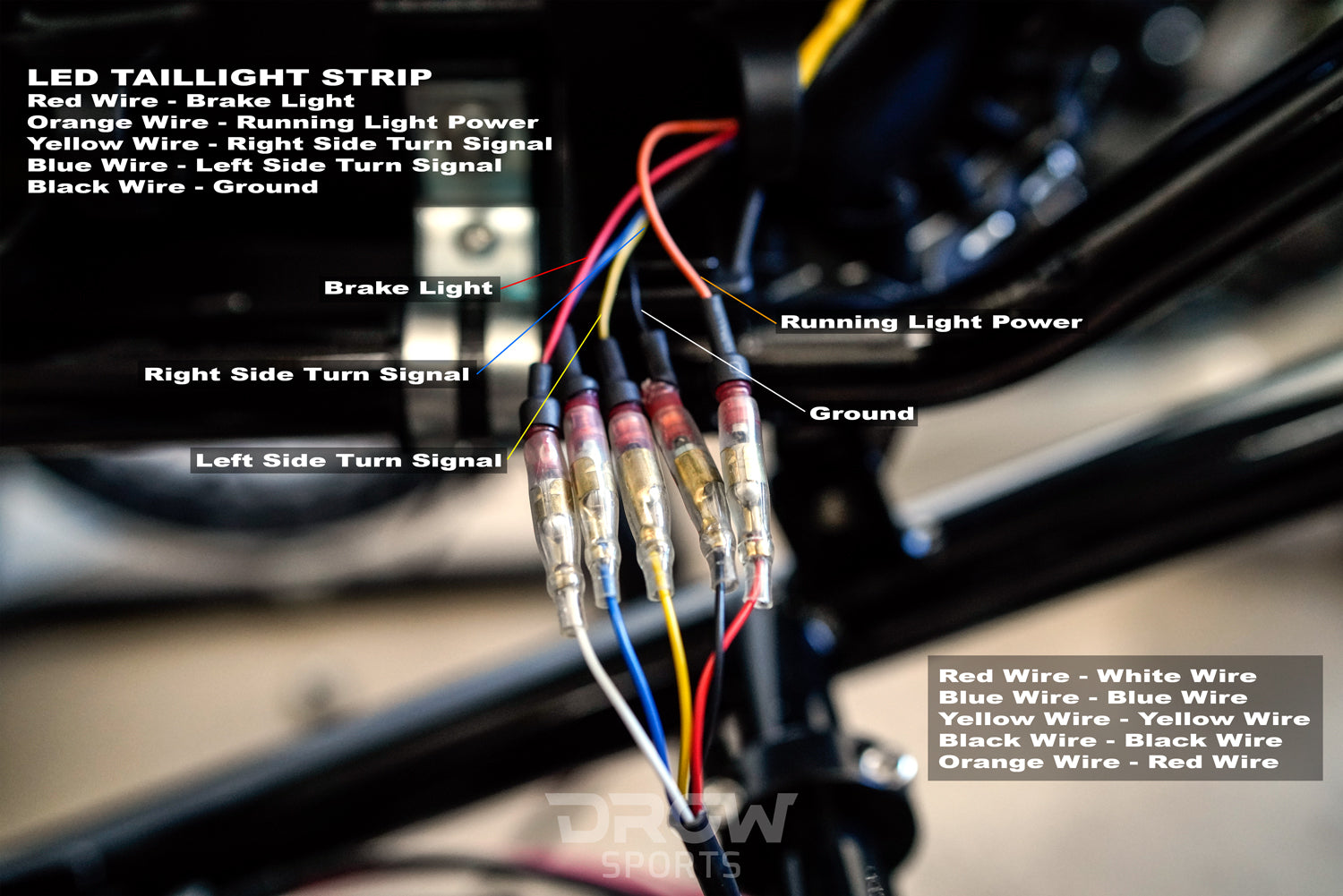 Honda Ruckus FZ09 LED Sequential Tail Light