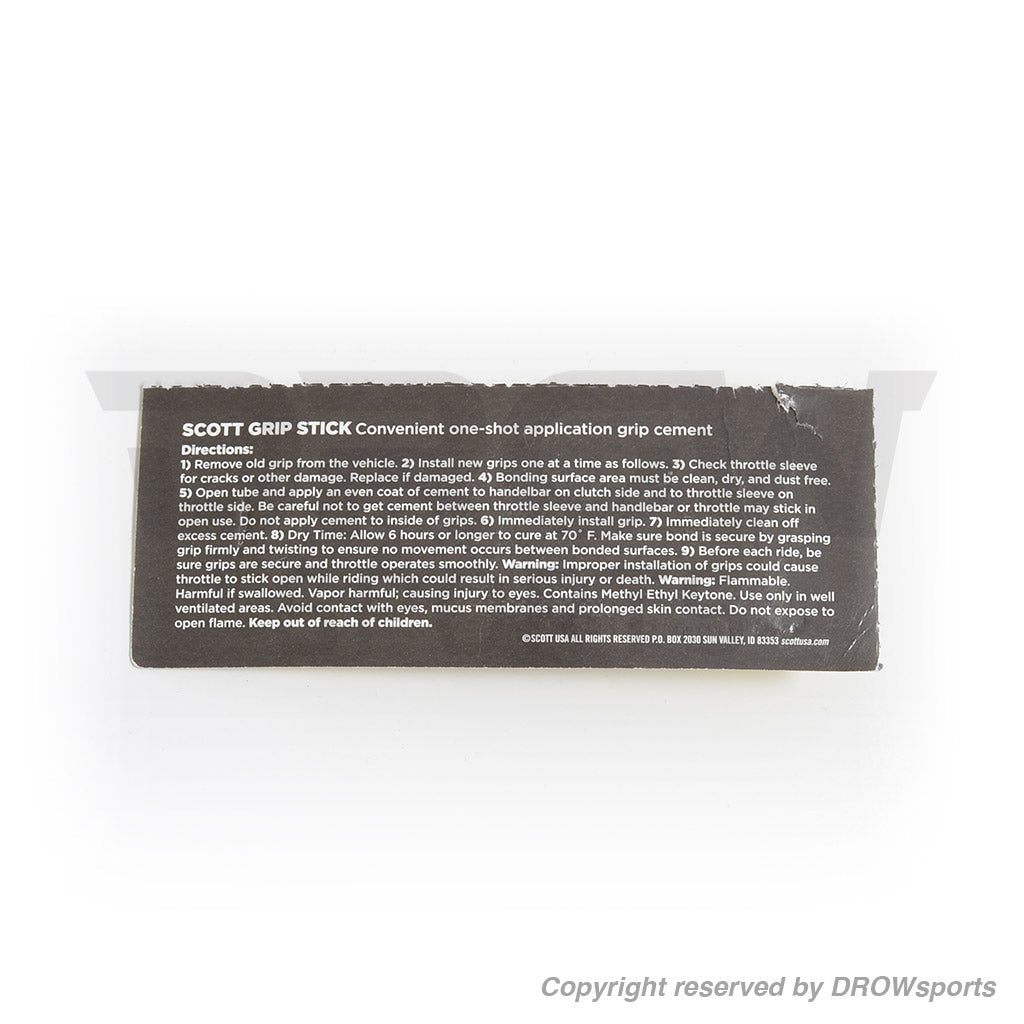 Scott Handlebar Glue Directions