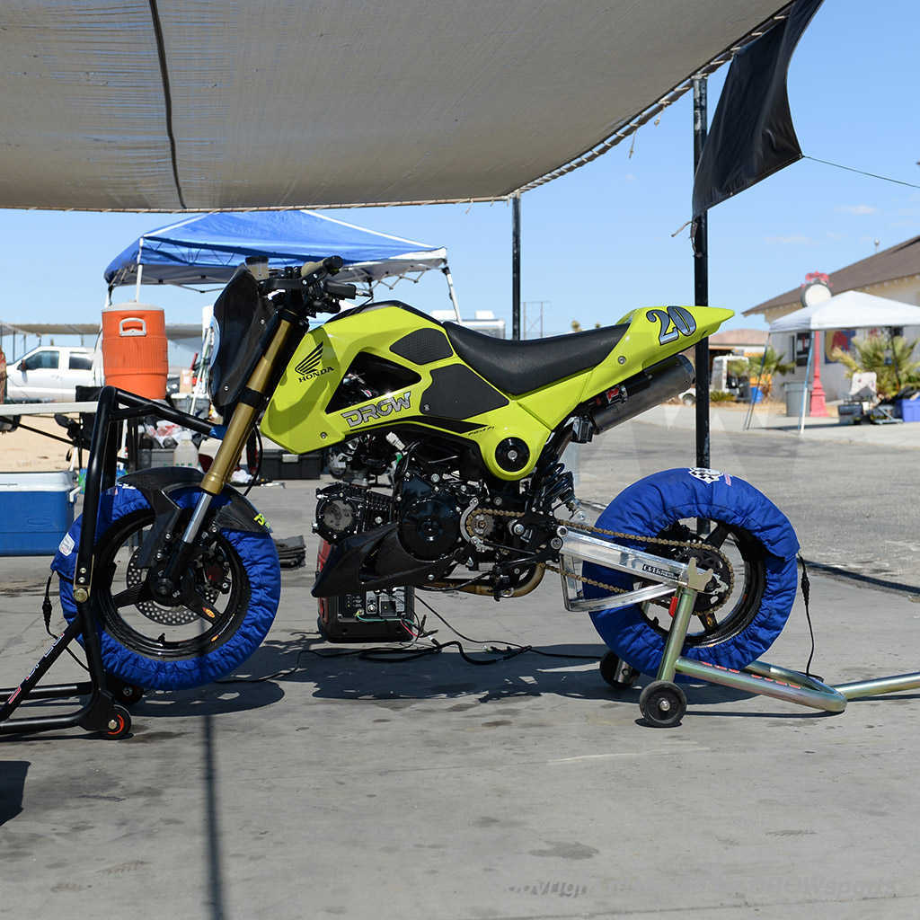 Honda Grom race parts TechSpec Tank Grips