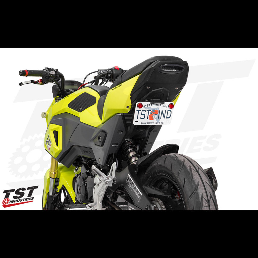 TST 2017 Grom LED Light with Low Mount License Plate Kit