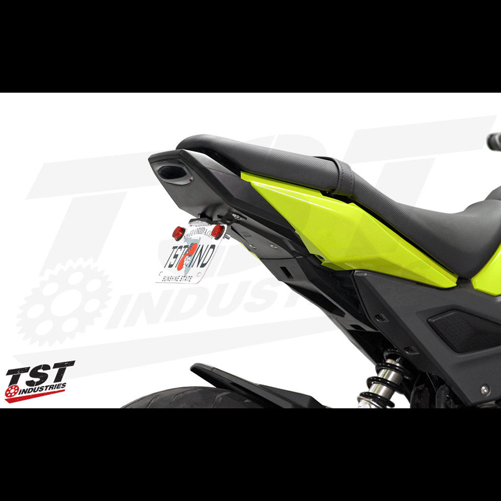 TST 2017 Grom Tail Light System with Stock Mount License Plate