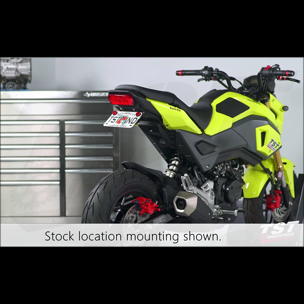 TST Honda Grom 2017 Stock Fender Eliminator