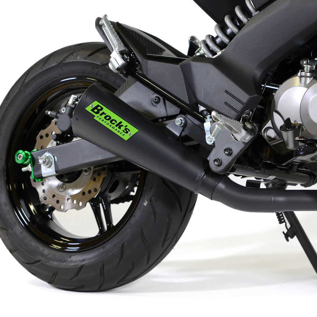 Kawasaki Z125 Pro Brocks Alien Head 2 Full Exhaust