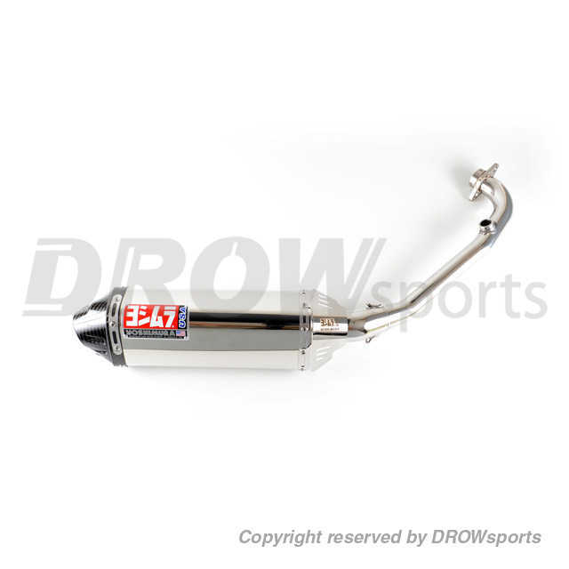 Yoshimura Zuma 125 TRC Stainless Steel Exhaust System w/Carbon Fiber Cap 