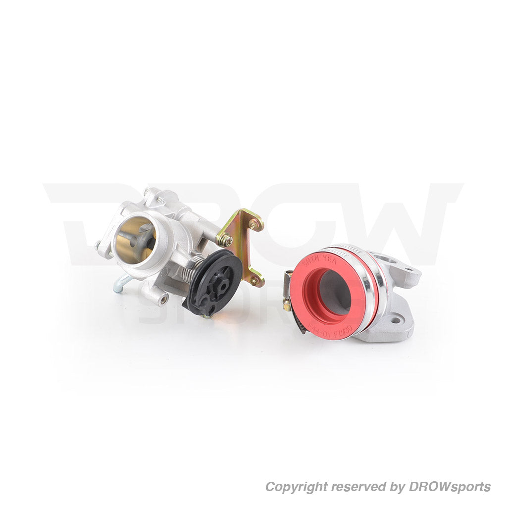 Shin Yea 30mm 2016-2020 Yamaha Zuma 125 Throttle Body and Manifold Upgrade