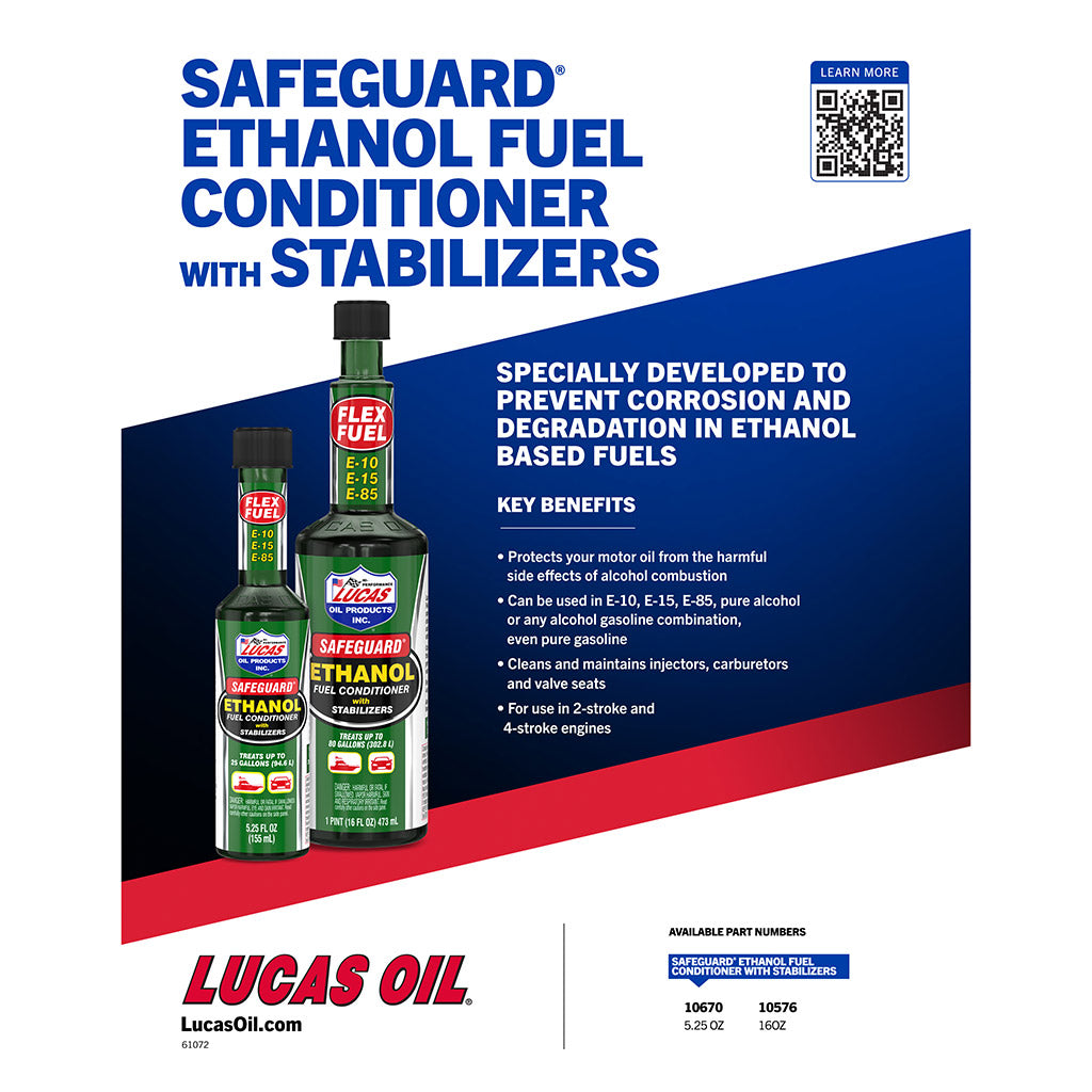 Lucas Oil Safeguard® Ethanol Fuel Conditioner with Stabilizers