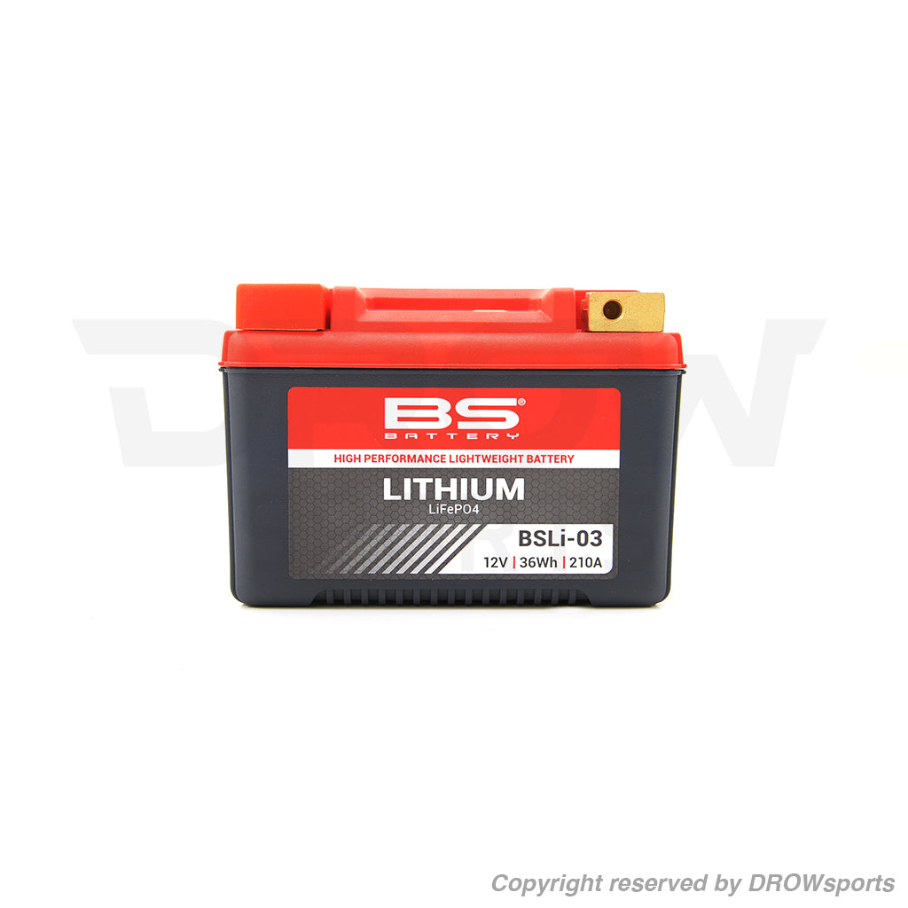 BS Battery Lithium LiFeP04 BSLi-03 210A (Zuma 125, RZR 170)